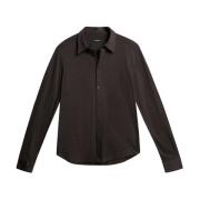 Brun J.Lindeberg Marlon Jersey Slim Shirt Skjorter