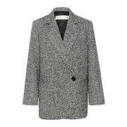 ZacIW Blazer - Svart / Hvit