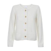 Fluffy Angora Cardigan - Offwhite