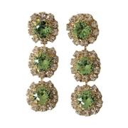 Grønn Caprice Decadent Bohemian Peridot Petite Fleurs Trio Smykker