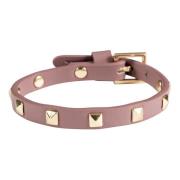 Leather Stud Bracelet Mini Dusty Grape