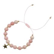 Stone Bead Bracelet 8 MM Rose