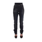 Blå Vask Boyfriend Fit Jeans