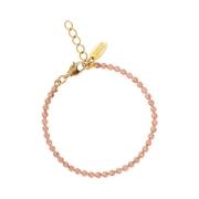 Light Rose Caroline Svedbom Siri Bracelet Gold ArmbÃ¥nd