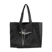 Logo Tote Bag, Svart