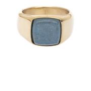 Gull Angelite Signet Ring