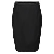 Sort Haust Classic Tailored Skirt Skjørt