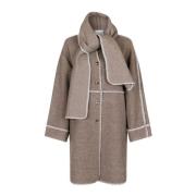 Sand Neo Noir Kitty Twill Coat Jakke