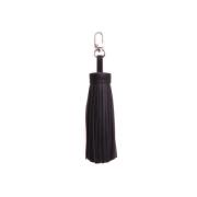 Svart Skinn Tassel