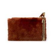 Rabbit FUR Pouch Copper