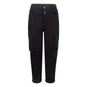 Adeline Cargo Pant Regular - Svart