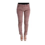 Rosa Velvet Cropped Casual Bukser