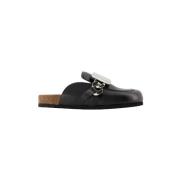 Svart skinn JW Anderson Flats