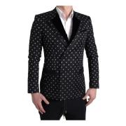 Geometrisk Dobbeltradet Blazer