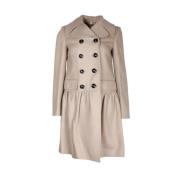 Pre-owned Beige ull burberry coat