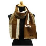 Pre-owned Beige ull Bally-skjerf