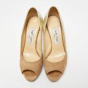 Pre-owned Beige skinn Jimmy Choo haeler