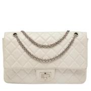 Pre-owned Hvit skinn Chanel Flap Bag