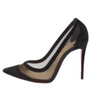 Pre-owned Svart Mesh Christian Louboutin haeler