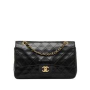 Pre-owned Svart skinn Chanel Flap Bag