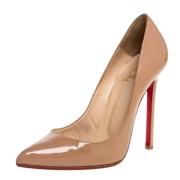 Pre-owned Beige skinn Christian Louboutin haeler