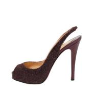 Pre-owned Lilla stoff Christian Louboutin haeler