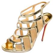 Pre-owned Gull Leather Christian Louboutin Sandaler