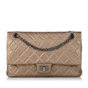 Pre-owned Beige skinn Chanel Flap Bag