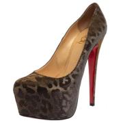 Pre-owned Metallisk stoff Christian Louboutin haeler