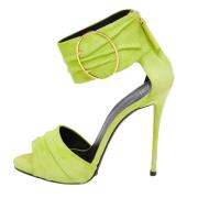 Pre-owned Gronn semsket skinn Giuseppe Zanotti Sandaler