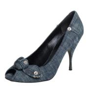 Pre-owned Bla denim Miu Miu haeler