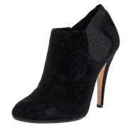 Pre-owned Svart semsket skinn Casadei stovler