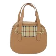 Pre-owned Beige Laer Burberry veske