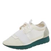 Pre-owned White Mesh Balenciaga joggesko