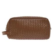 Pre-owned Brunt skinn Bottega Veneta Clutch