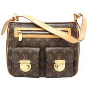 Pre-owned Brunt lerret Louis Vuitton Hudson