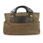 Pre-owned Brunt skinn Celine veske