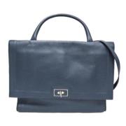 Pre-owned Navy Leather Givenchy veske