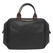 Pre-owned Svart lerret Bottega Veneta veske