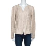 Pre-owned Beige Fabric Armani Jacket Samlinger