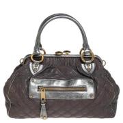 Pre-owned Gra skinn Marc Jacobs skulderveske