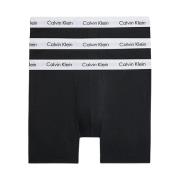 Sort Bomull Stretch Boxer Briefs 3 Pakke