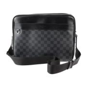 Pre-owned Svart lerret Louis Vuitton Crossbody Bag