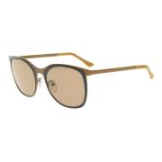 Curve Me102S Sunglasses in Ochre Blue/Beige Brown