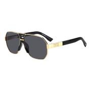 Gold Black/Grey Sunglasses