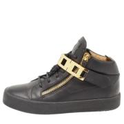 Pre-owned Svart skinn Giuseppe Zanotti joggesko