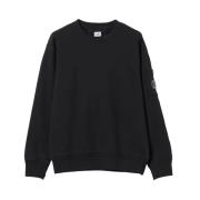 Sweatshirt - Svart - Bomull