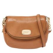 Pre-owned Brunt skinn Michael Kors Crossbody veske