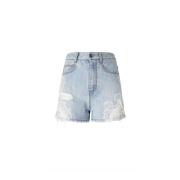 Stilige Blå Denim Shorts