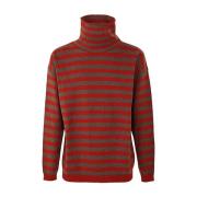 Turtle Neck Jumper Stripes detalj